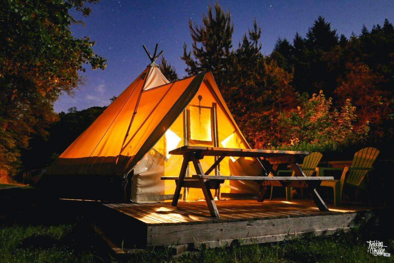 Camping Le Canada-Insolite Chiny Ngoại thất bức ảnh